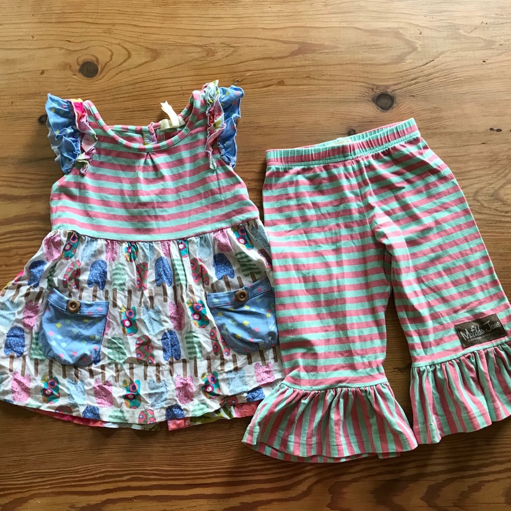 Funsicle tunic and ruffles